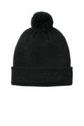 Port Authority Cozy Pom Beanie C978 - Deep Black - front