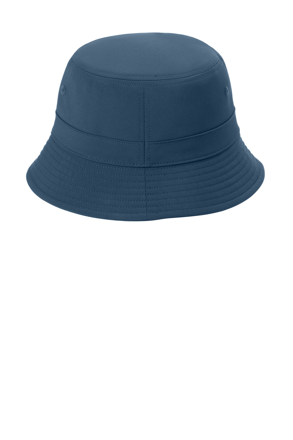 Port Authority Poly Bucket Hat C980 - River Blue Navy - back