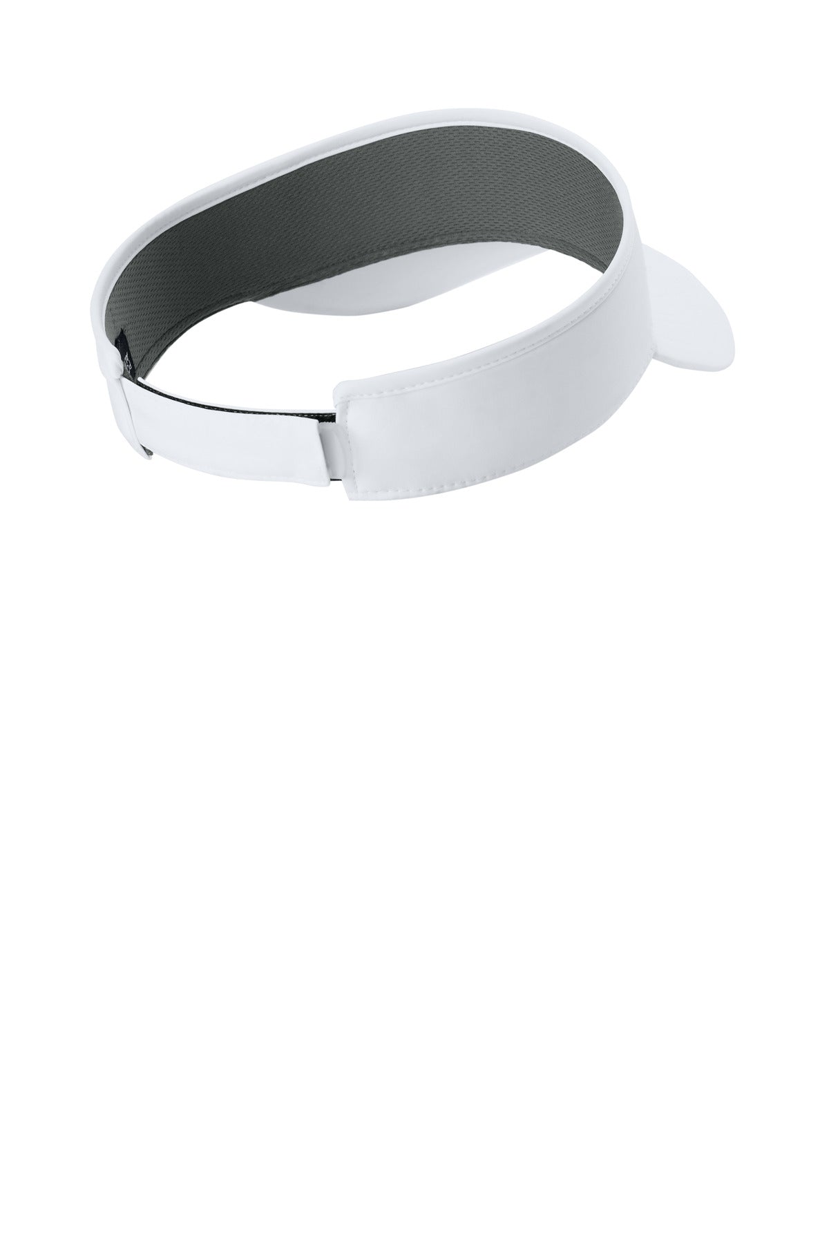 Port Authority Poly Visor C983 - White - back