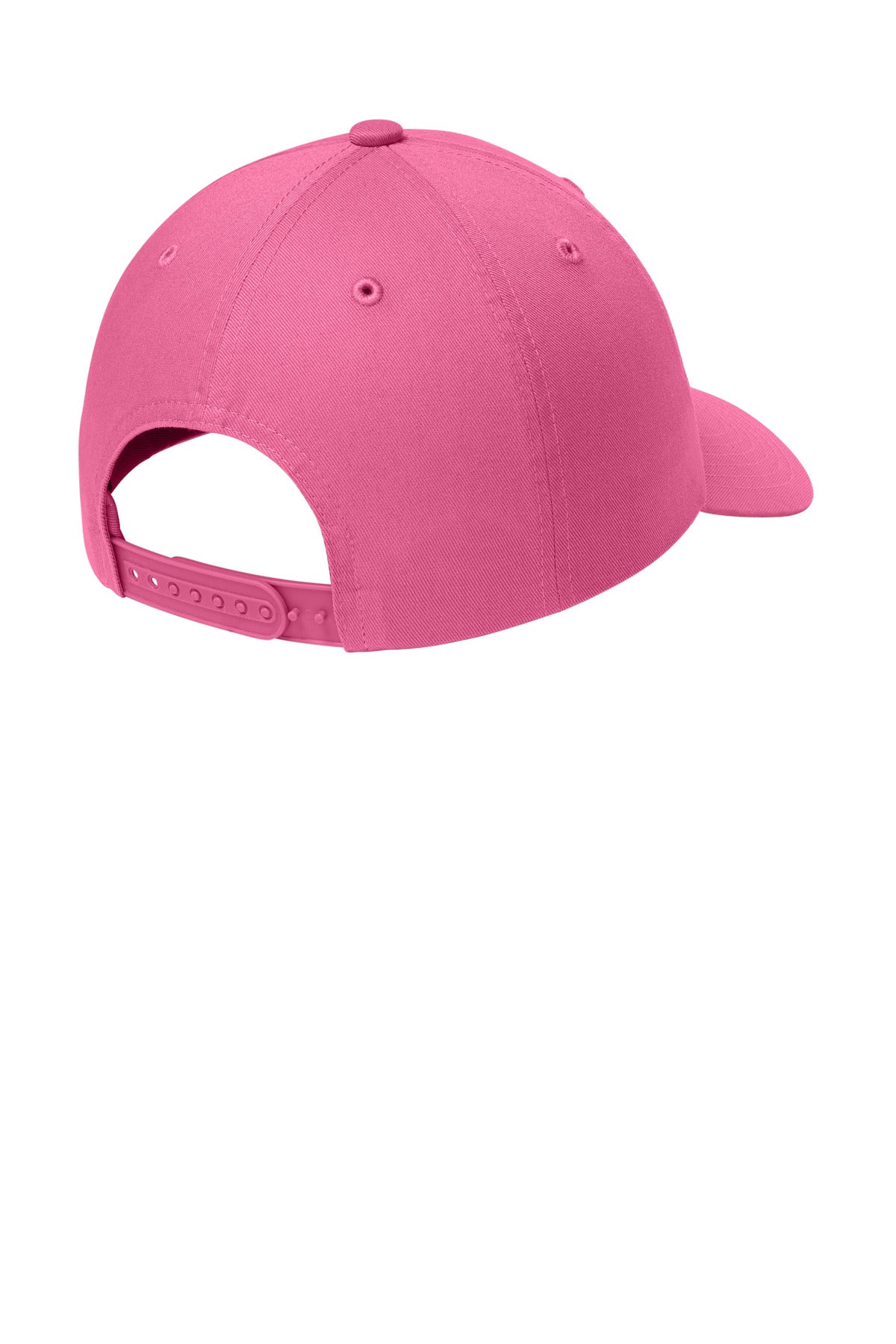 Port Authority Wearever Unstructured Twill Snapback Cap C992 - Awareness Pink - back