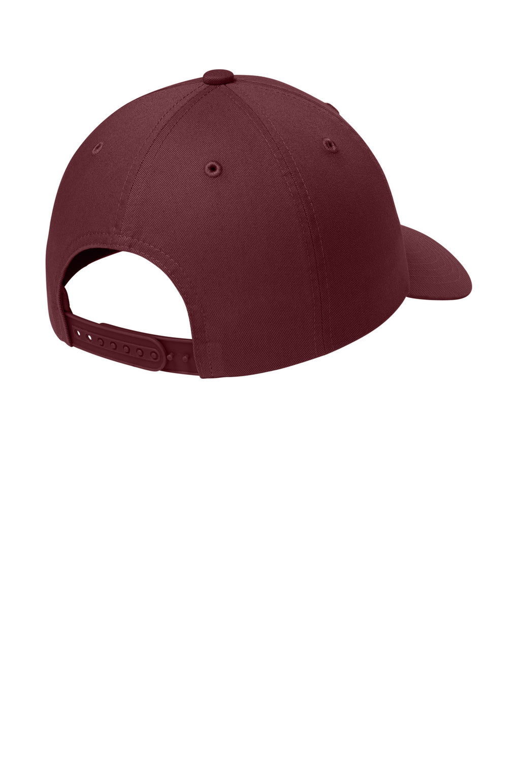 Port Authority Wearever Unstructured Twill Snapback Cap C992 - Burgundy - back