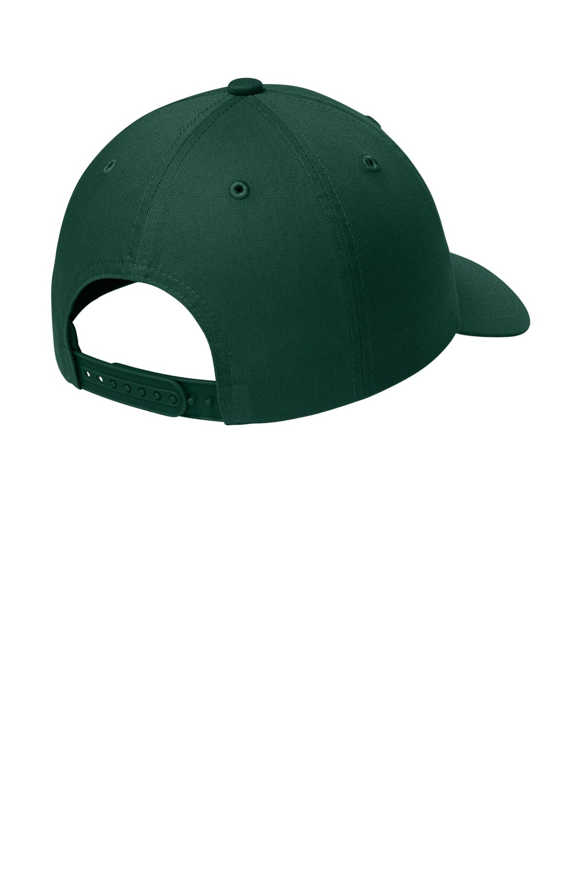 Port Authority Wearever Unstructured Twill Snapback Cap C992 - Dark Green - back