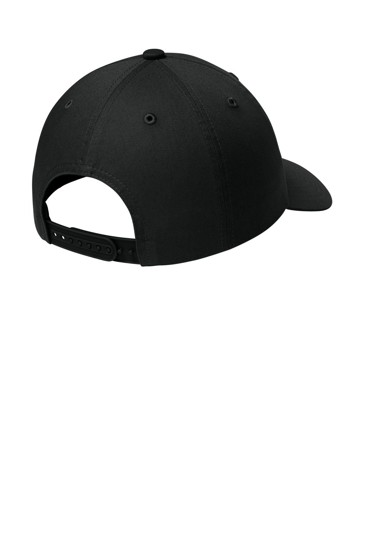 Port Authority Wearever Unstructured Twill Snapback Cap C992 - Deep Black - back