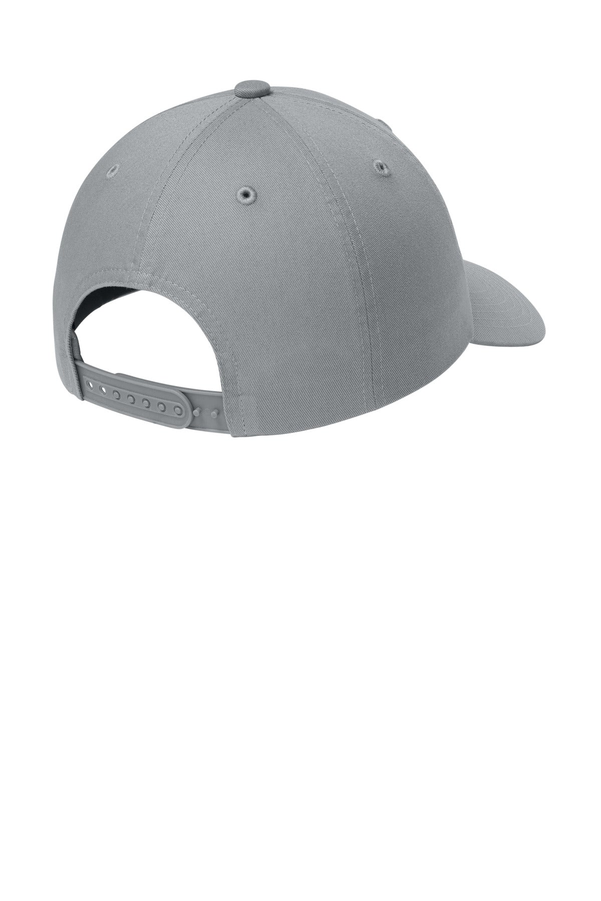 Port Authority Wearever Unstructured Twill Snapback Cap C992 - Gusty Grey - back