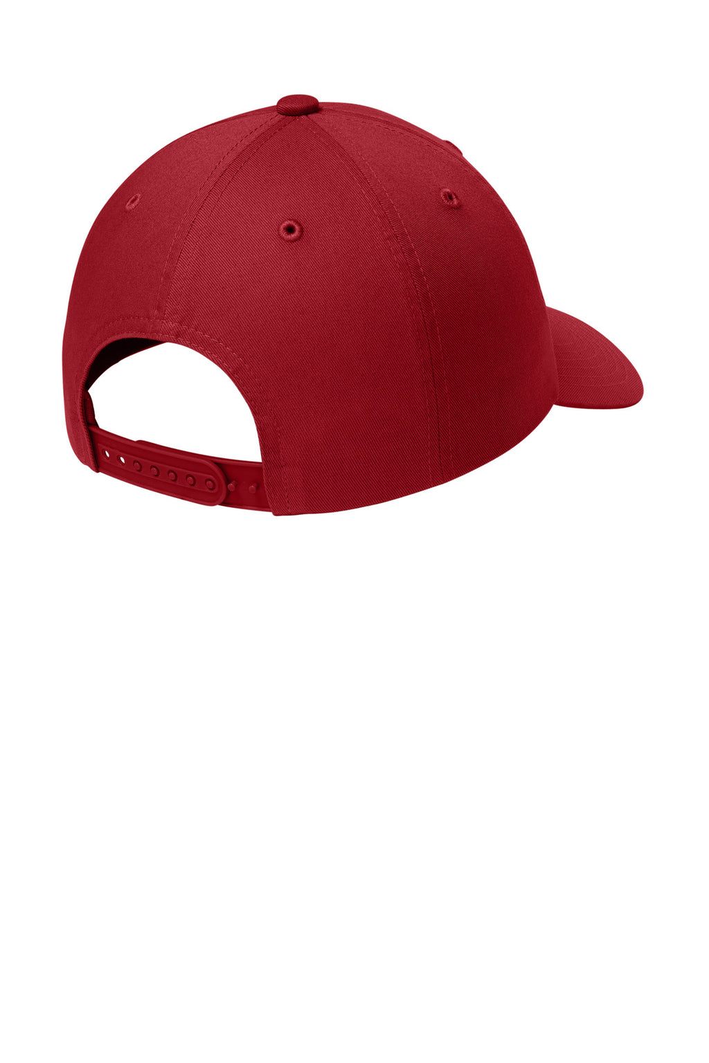Port Authority Wearever Unstructured Twill Snapback Cap C992 - Rich Red - back