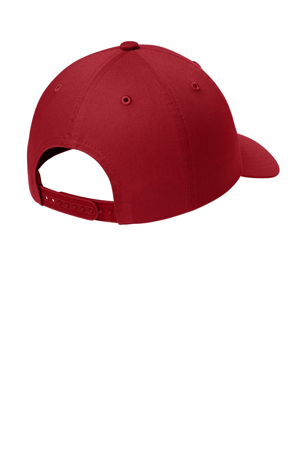 Port Authority Wearever Unstructured Twill Snapback Cap C992 - Rich Red - back