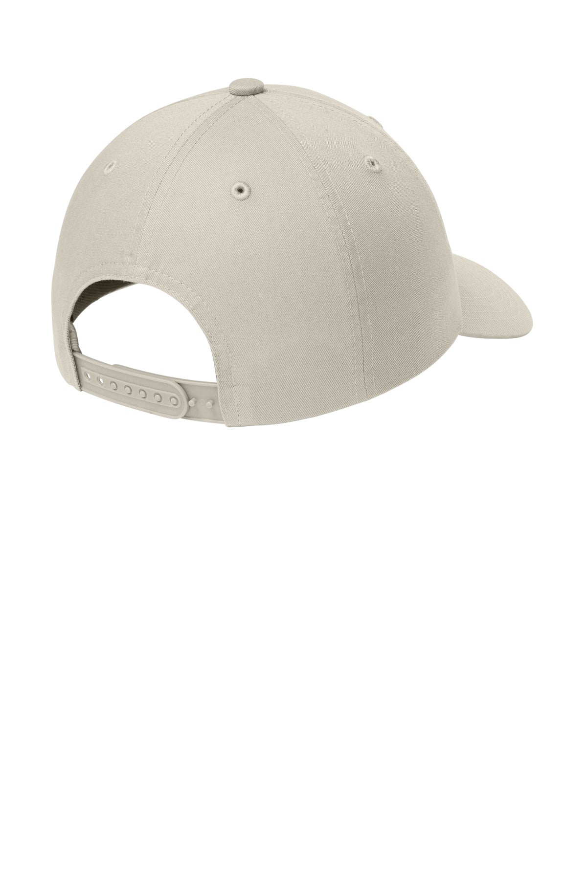 Port Authority Wearever Unstructured Twill Snapback Cap C992 - Stone - back