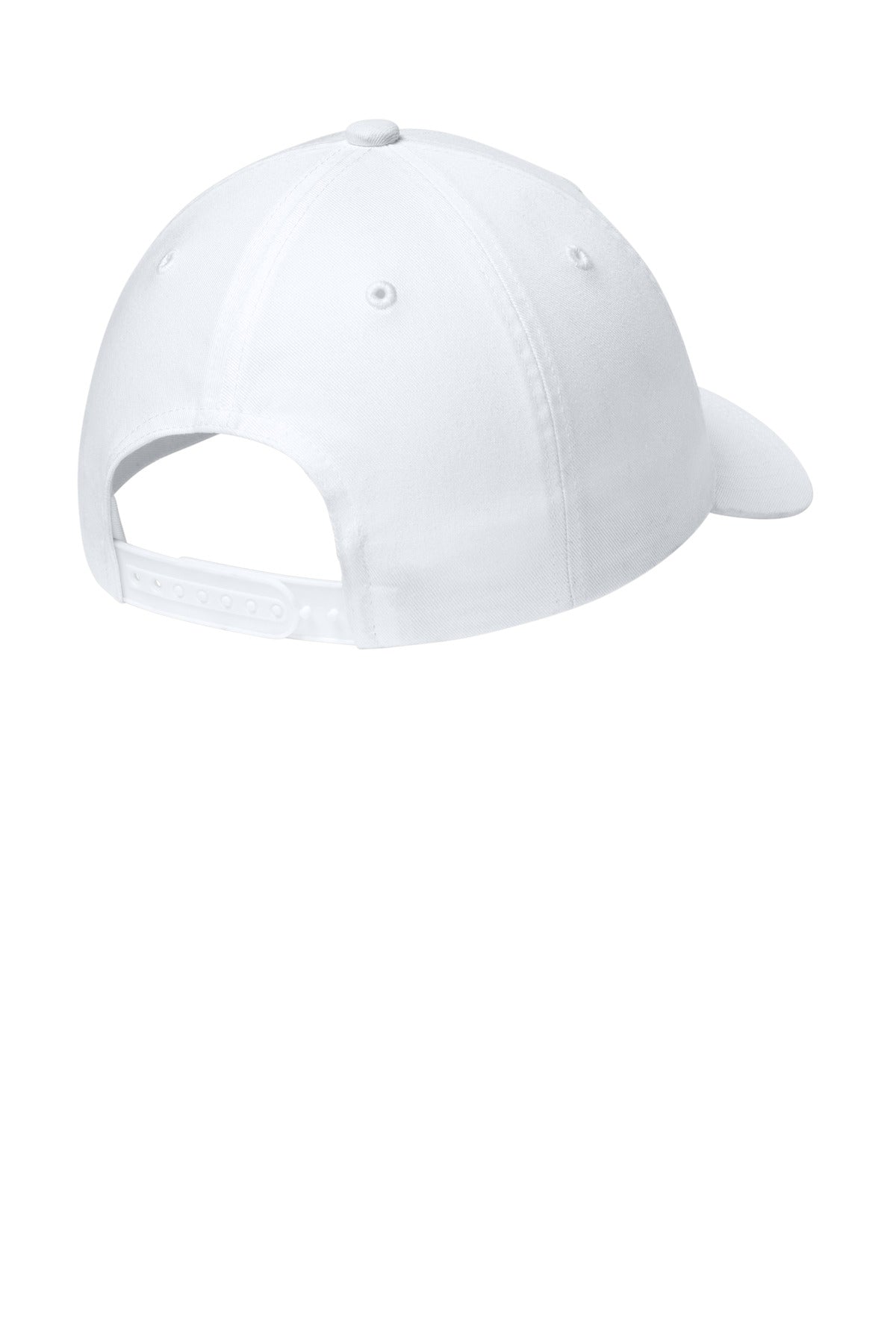 Port Authority Wearever Unstructured Twill Snapback Cap C992 - White - back