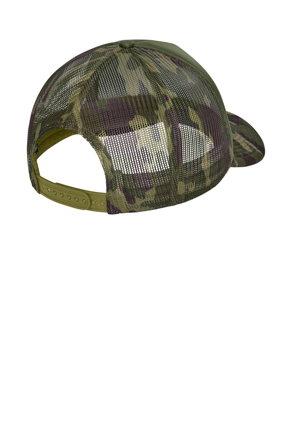 Port Authority Foam Truck'N Cap C993 - Olive Drab Green/ Camo/ Camo - back