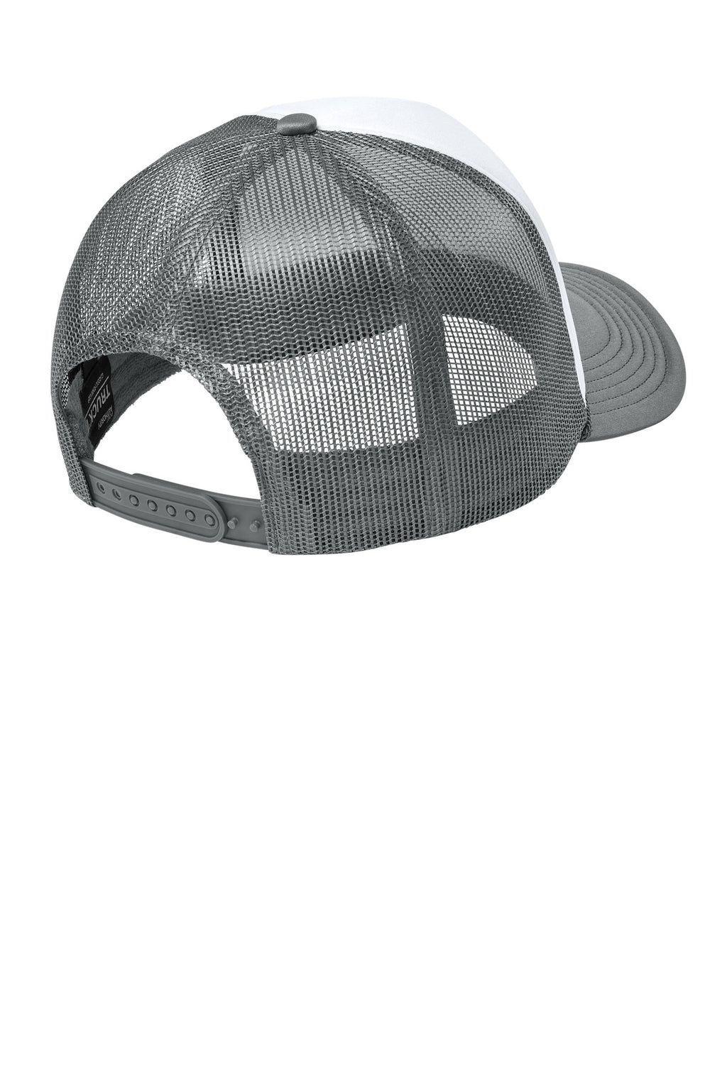 Port Authority Foam Truck'N Cap C993 - White/ Deep Smoke/ Deep Smoke - back
