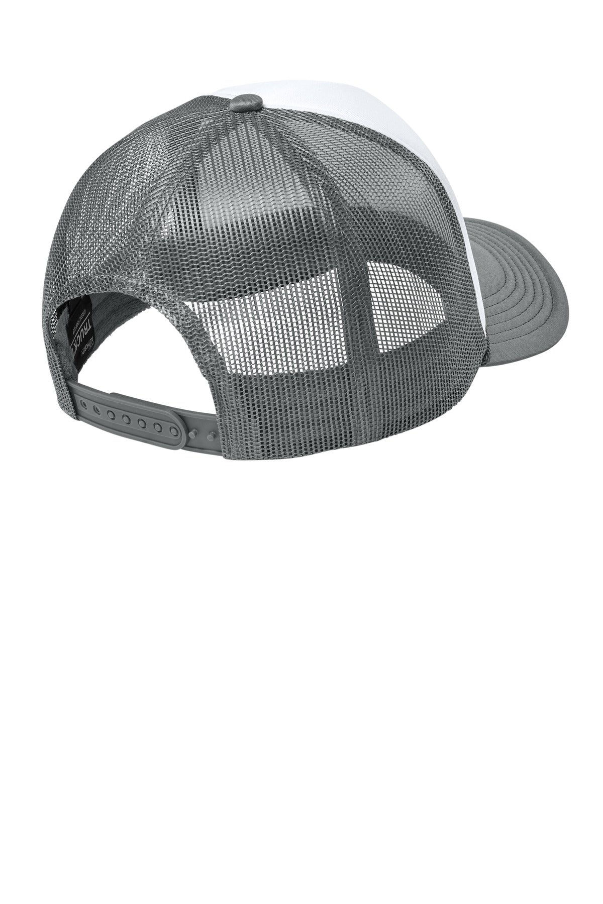 Port Authority Foam Truck'N Cap C993 - White/ Deep Smoke/ Deep Smoke - back