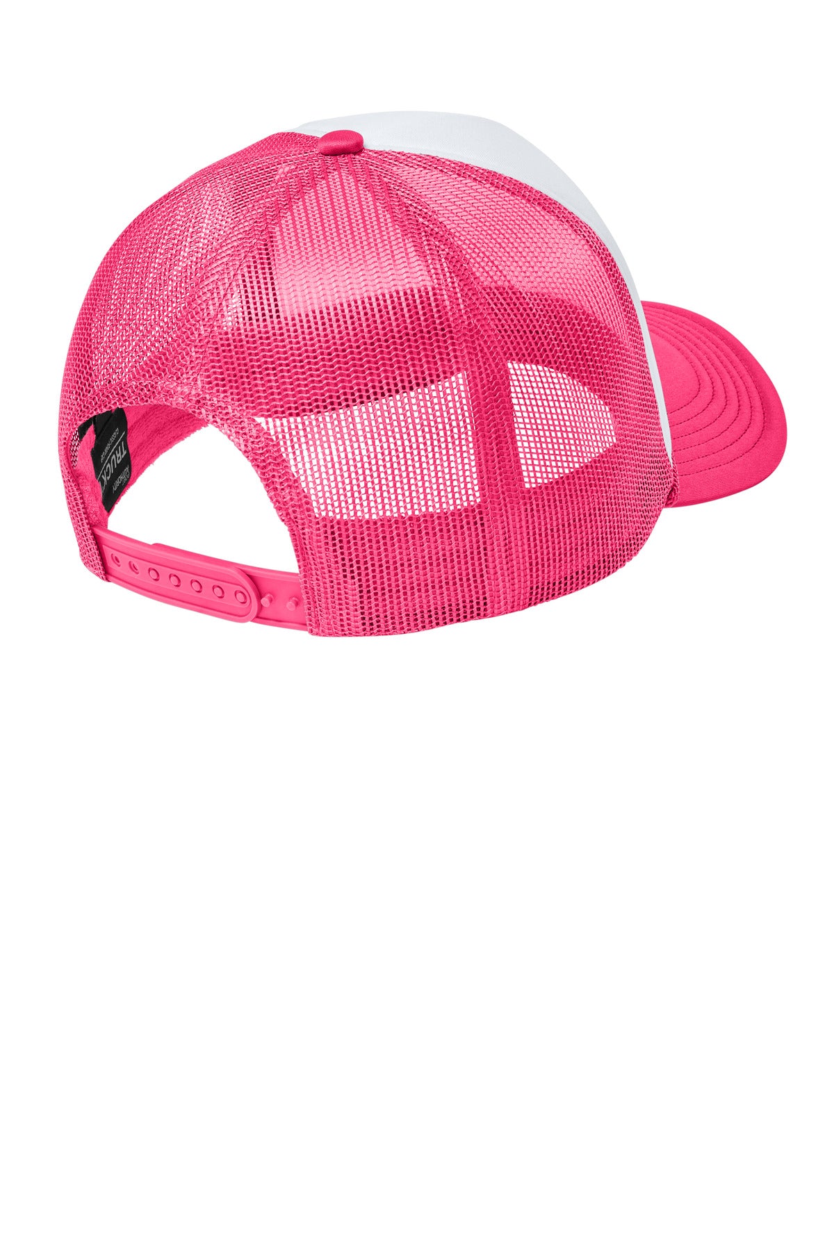 Port Authority Foam Truck'N Cap C993 - White/ Neon Pink/ Neon Pink - back