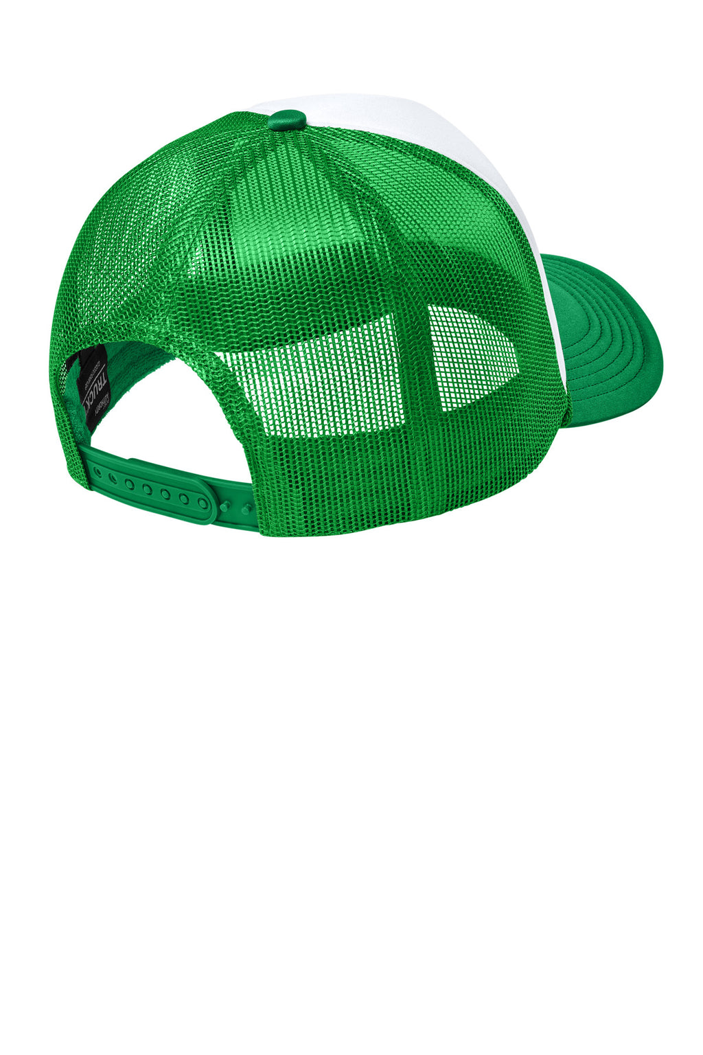 Port Authority Foam Truck'N Cap C993 - White/ True Kelly Green/ True Kelly Green - back