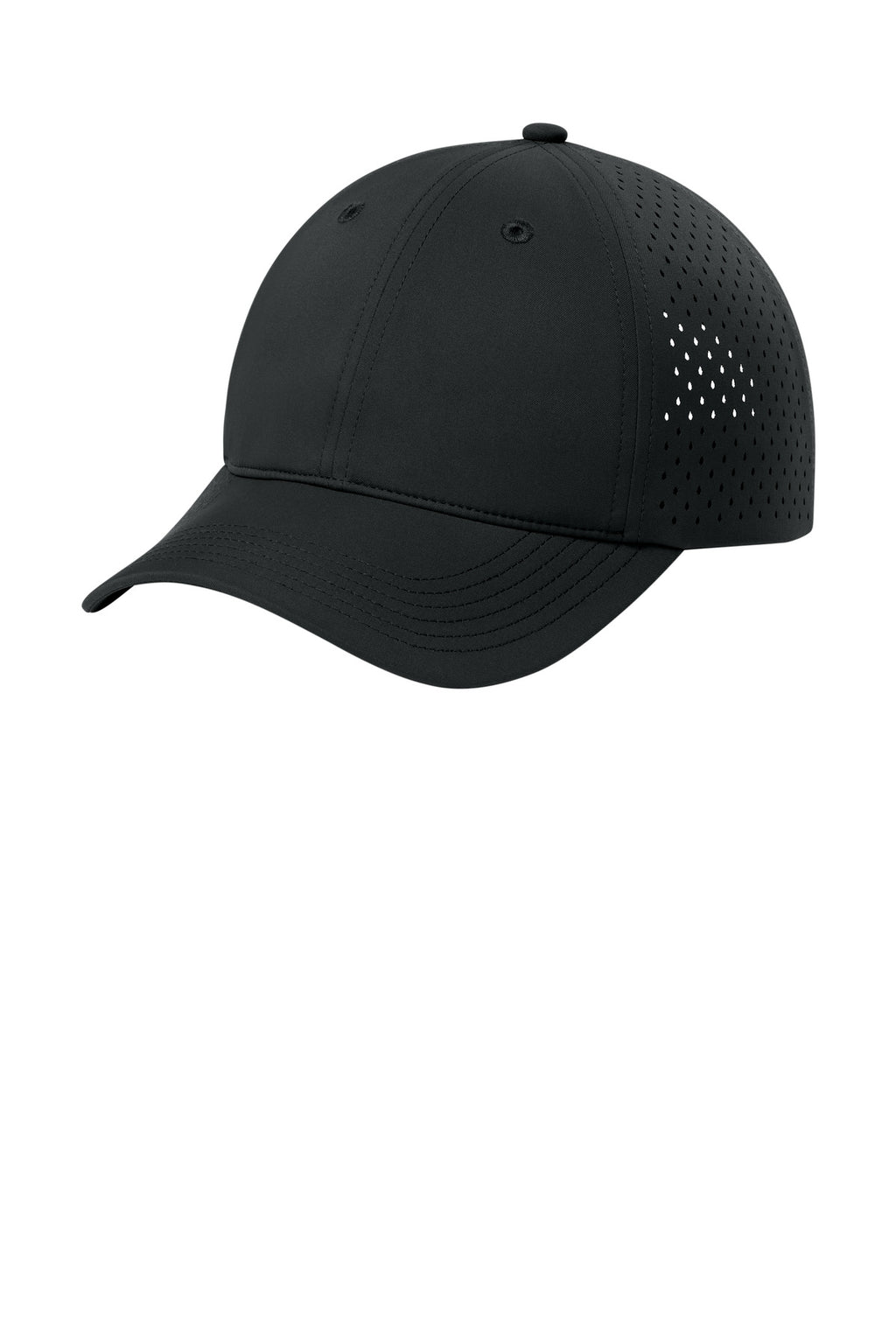 Port Authority All-Day Performance UPF Perforated Cap C995 - Deep Black - front