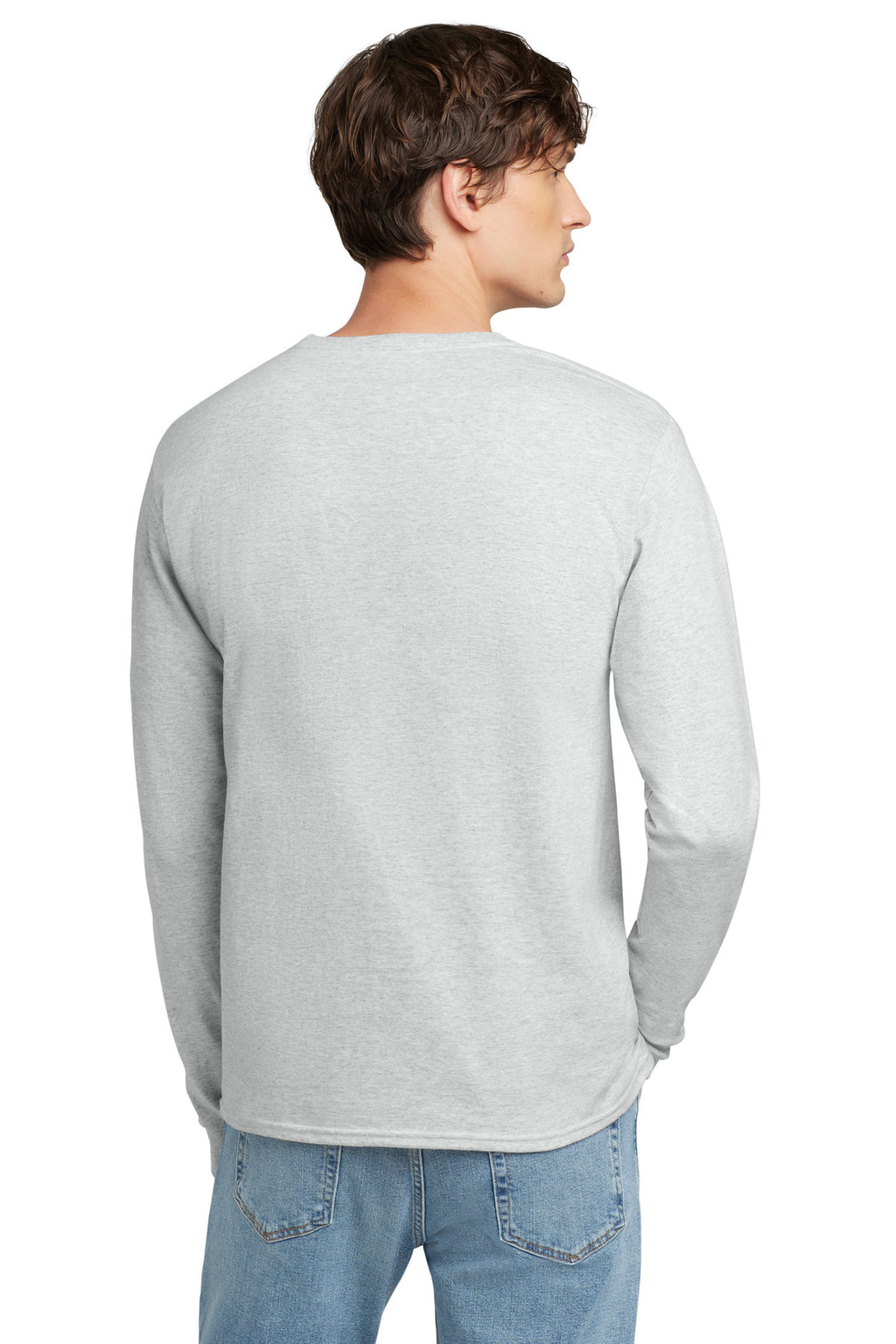 Champion Jersey Long Sleeve Tee CC8C - Ash - back