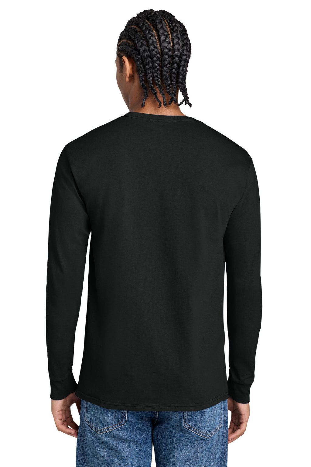 Champion Jersey Long Sleeve Tee CC8C - Black - back