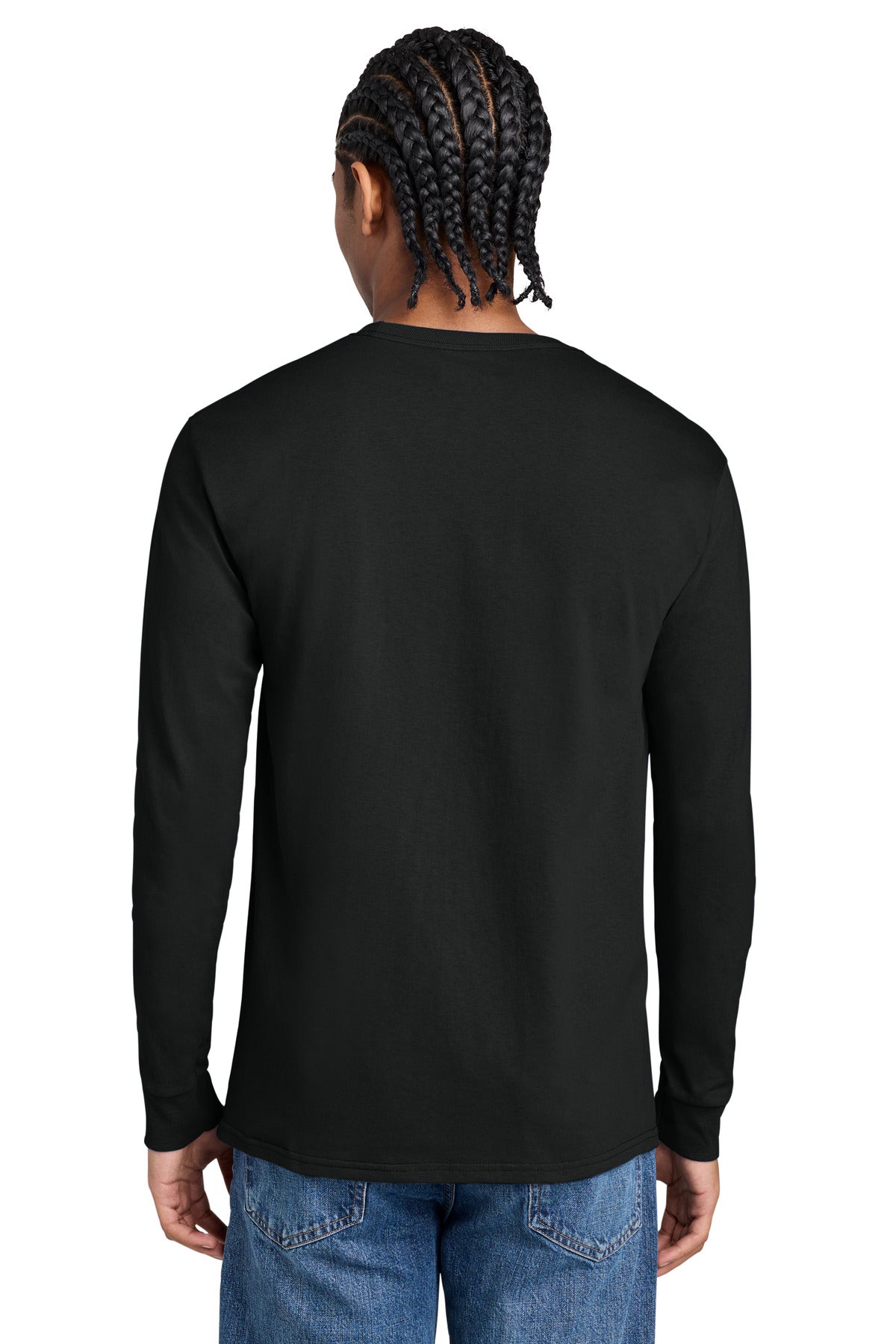 Champion Jersey Long Sleeve Tee CC8C - Black - back