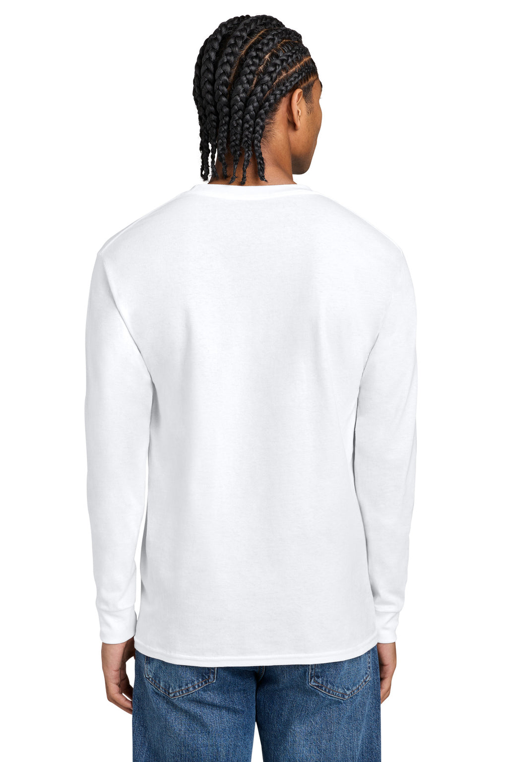 Champion Jersey Long Sleeve Tee CC8C - White - back
