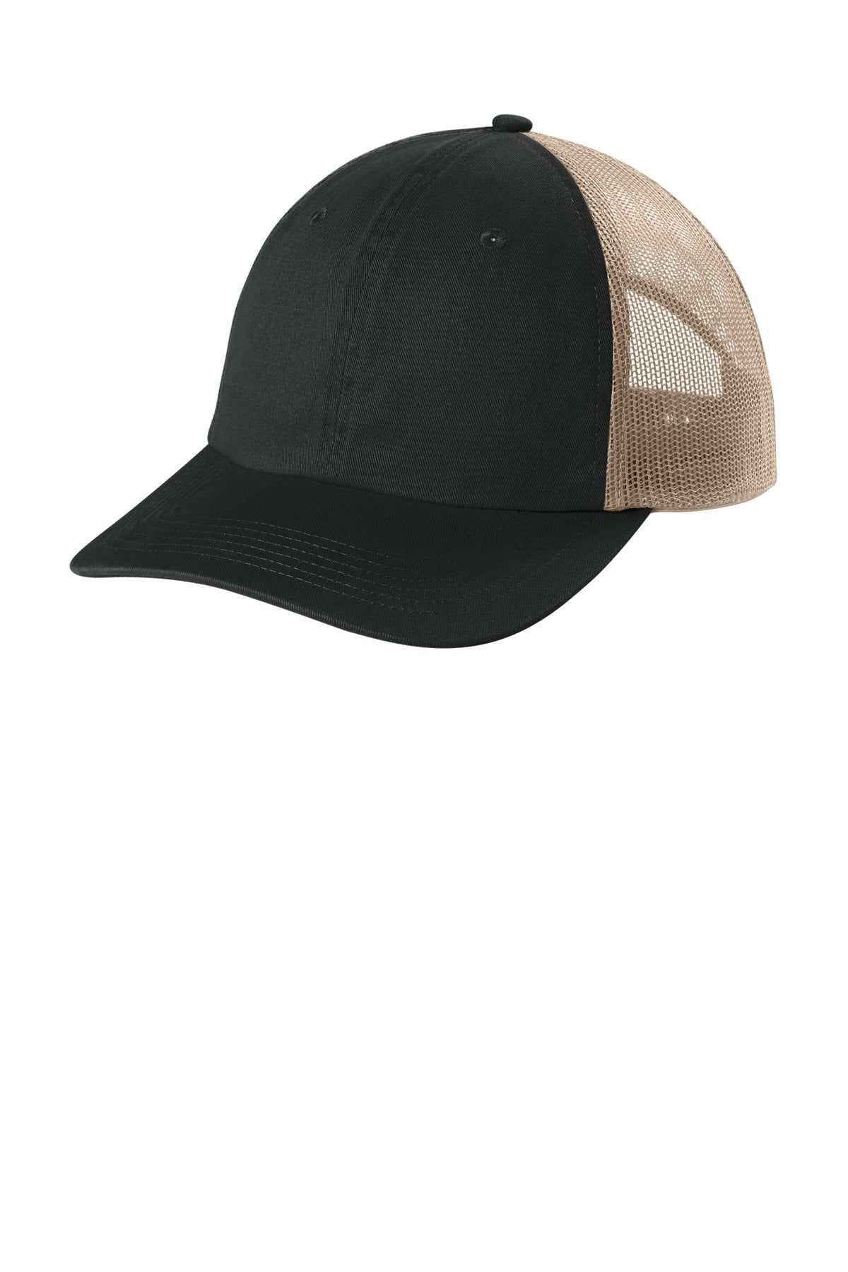 Comfort Colors Sunwashed Trucker Cap CCST0 - Black - front