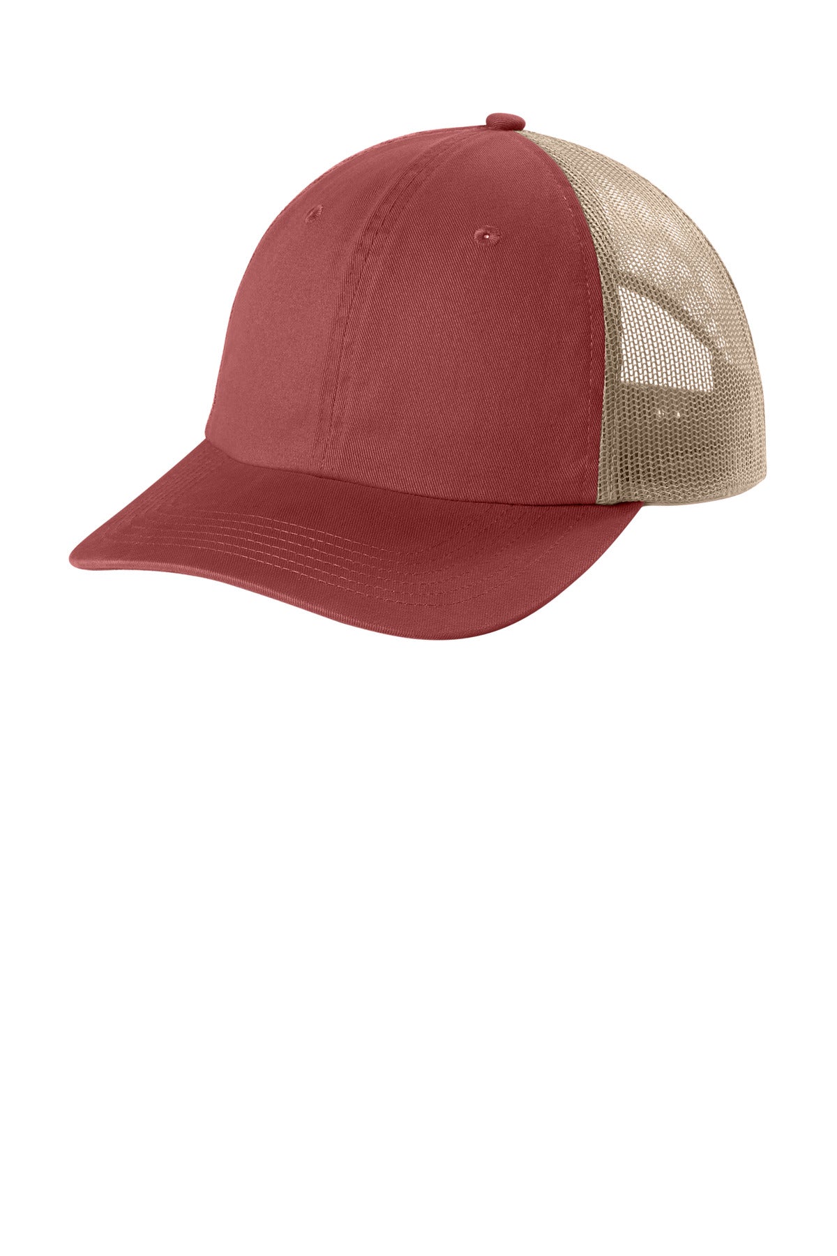 Comfort Colors Sunwashed Trucker Cap CCST0 - Crimson - front