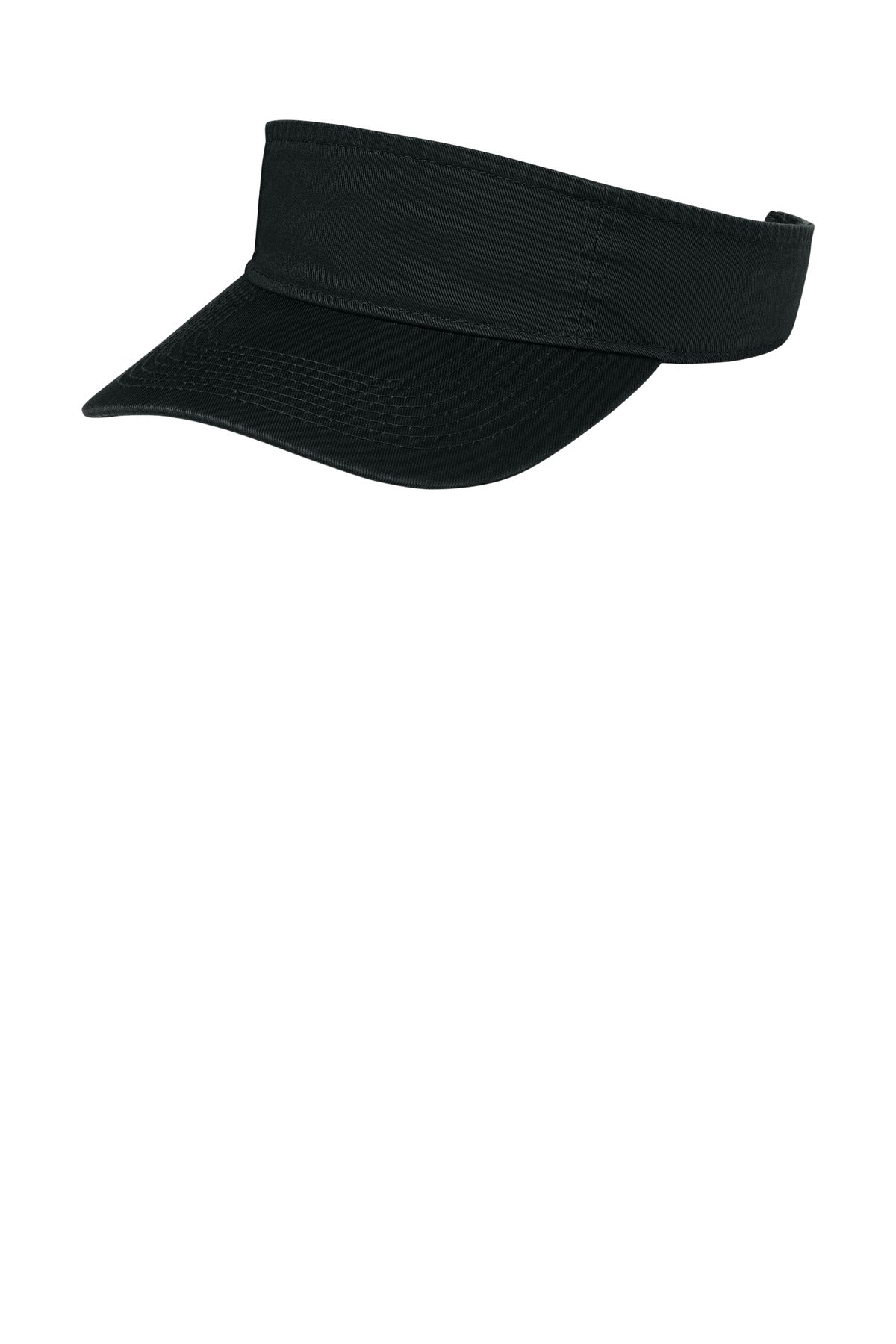 Port Authority Fashion Visor. CP45 - Black - front