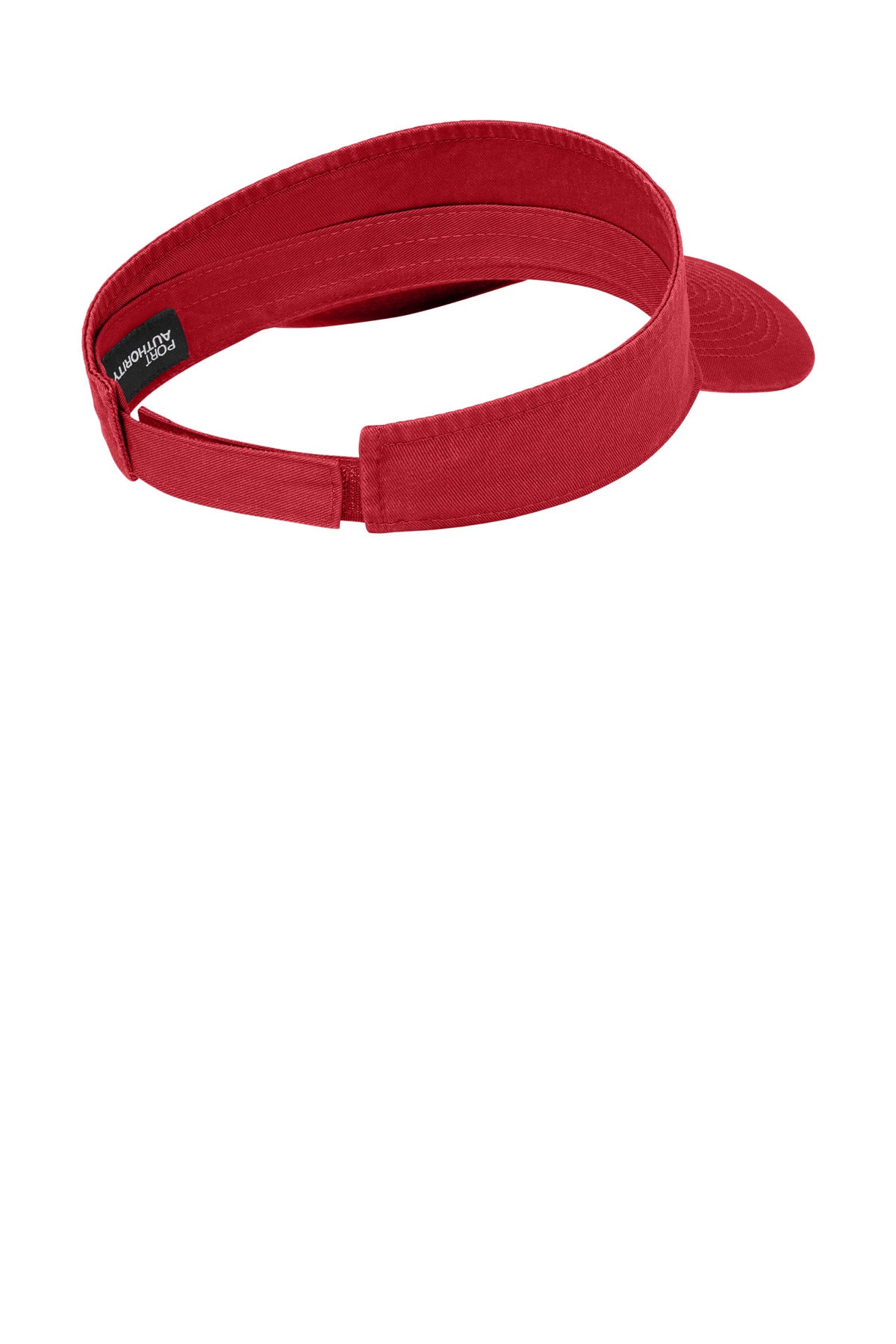Port Authority Fashion Visor. CP45 - Red - back