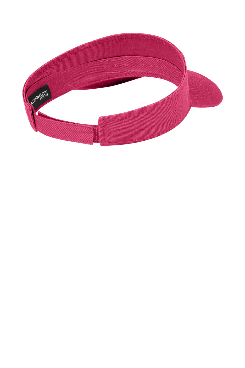 Port Authority Fashion Visor. CP45 - Sangria - back