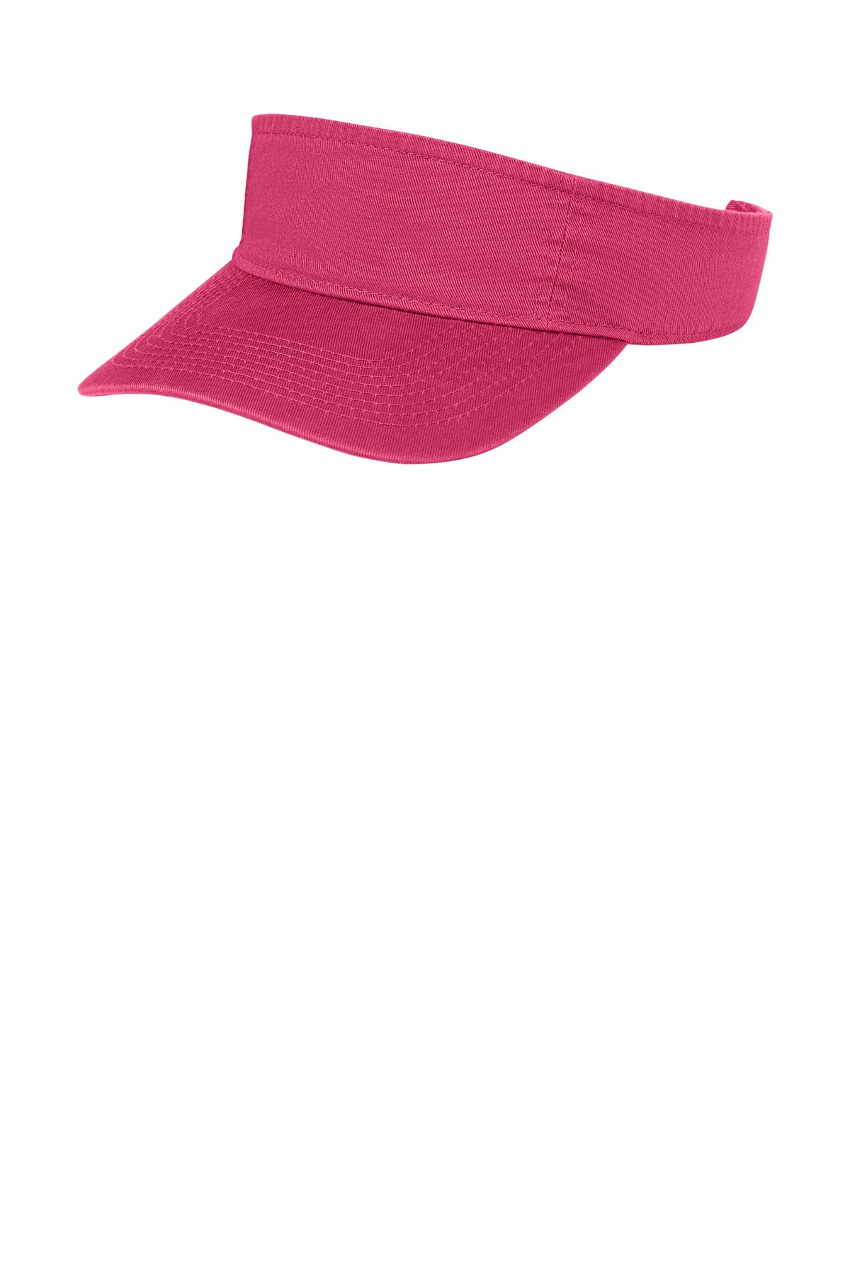 Port Authority Fashion Visor. CP45 - Sangria - front