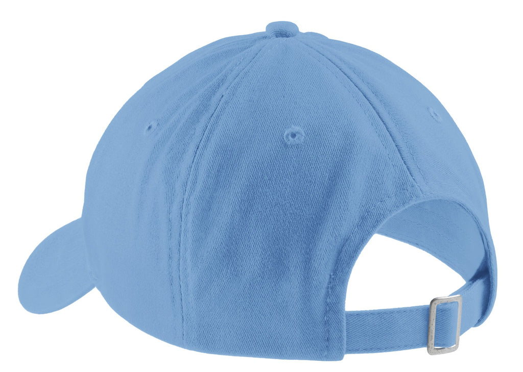Port Authority Brushed Twill Low Profile Cap. CP77 - Carolina Blue - back