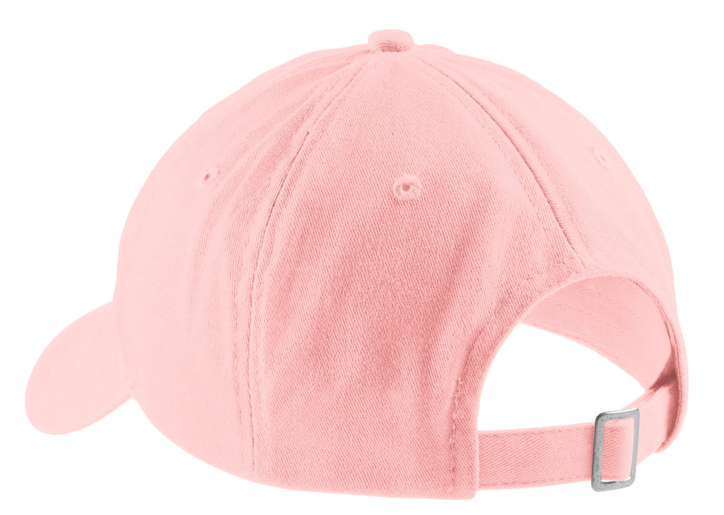 Port Authority Brushed Twill Low Profile Cap. CP77 - Light Pink - back