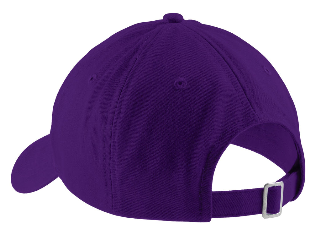 Port Authority Brushed Twill Low Profile Cap. CP77 - Purple - back