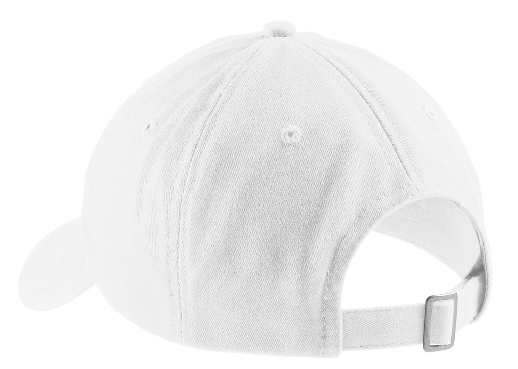 Port Authority Brushed Twill Low Profile Cap. CP77 - White - back