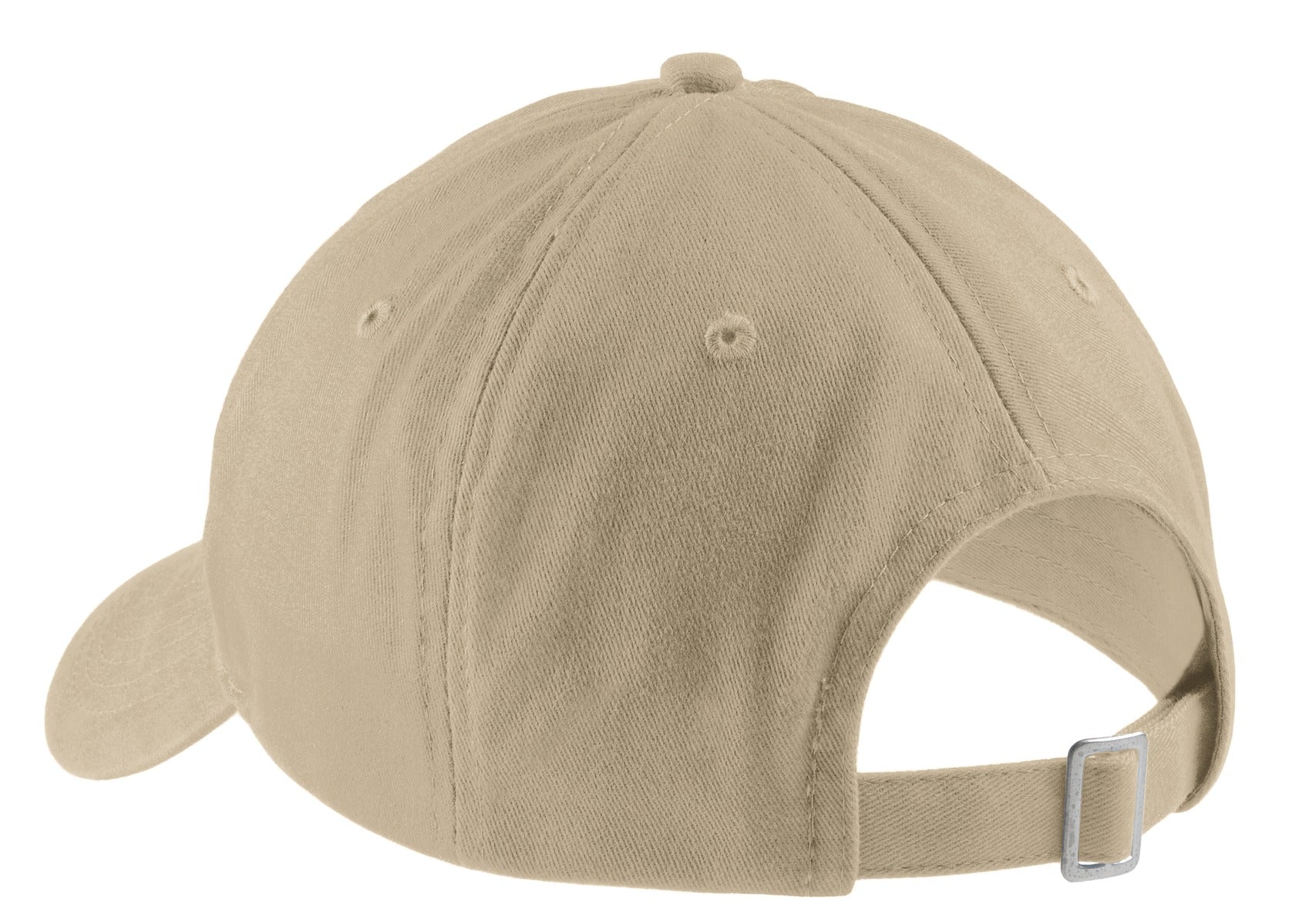 Port Authority Brushed Twill Low Profile Cap. CP77 - Khaki - back