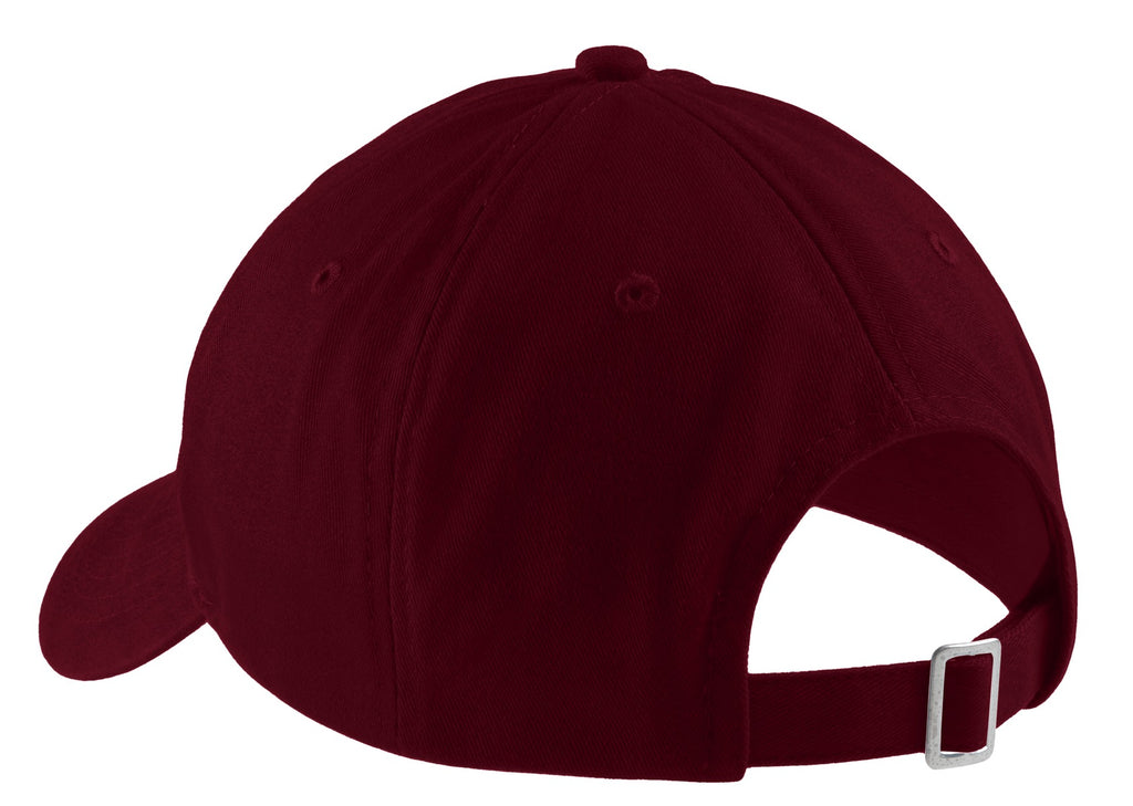 Port Authority Brushed Twill Low Profile Cap. CP77 - Maroon - back