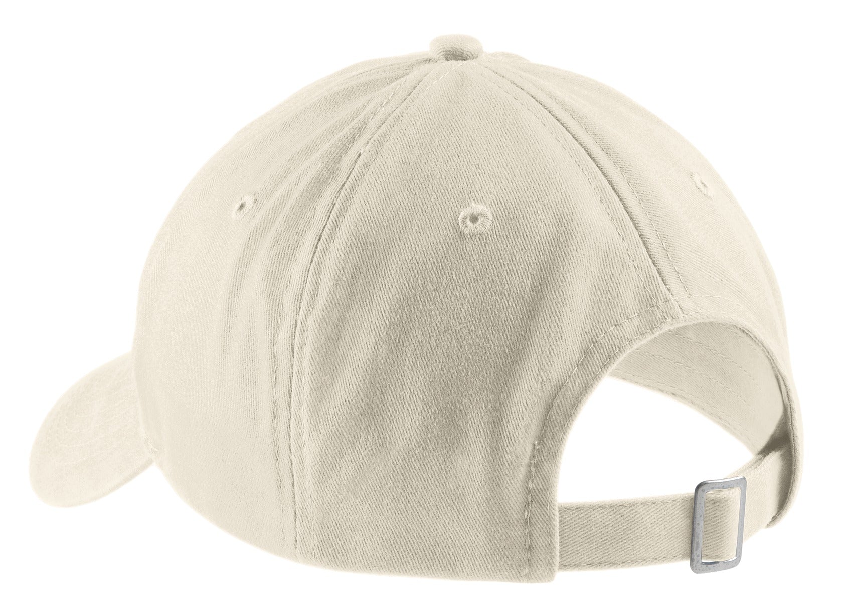Port Authority Brushed Twill Low Profile Cap. CP77 - Stone - back