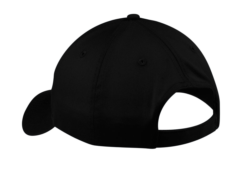 Port Authority Six-Panel Twill Cap. CP80 - Black - back
