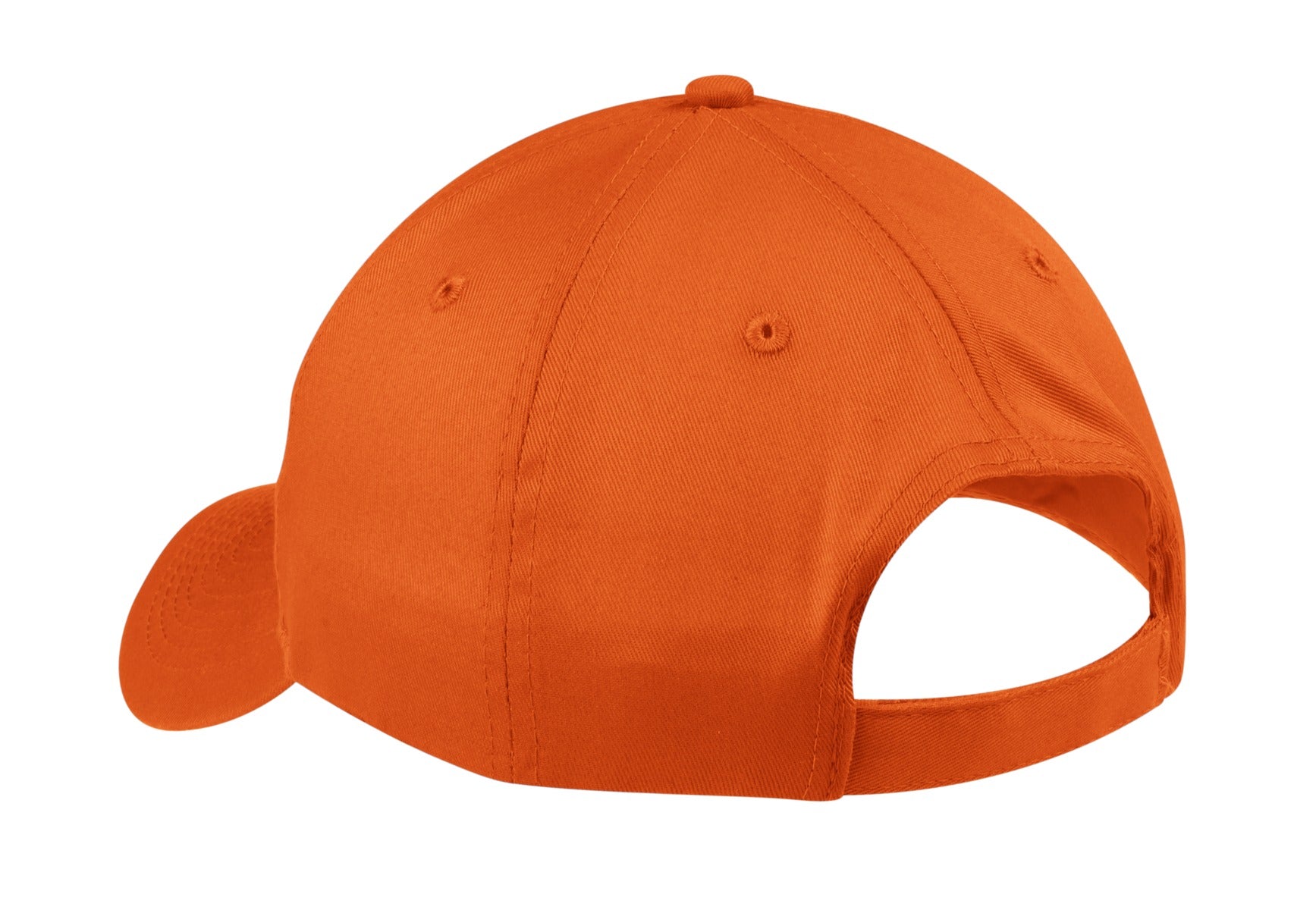Port Authority Six-Panel Twill Cap. CP80 - Orange - back