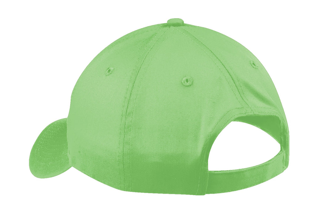 Port Authority Six-Panel Twill Cap. CP80 - Lime - back