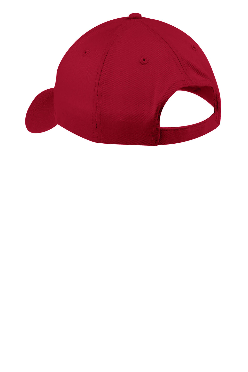Port Authority Six-Panel Twill Cap. CP80 - Red - back