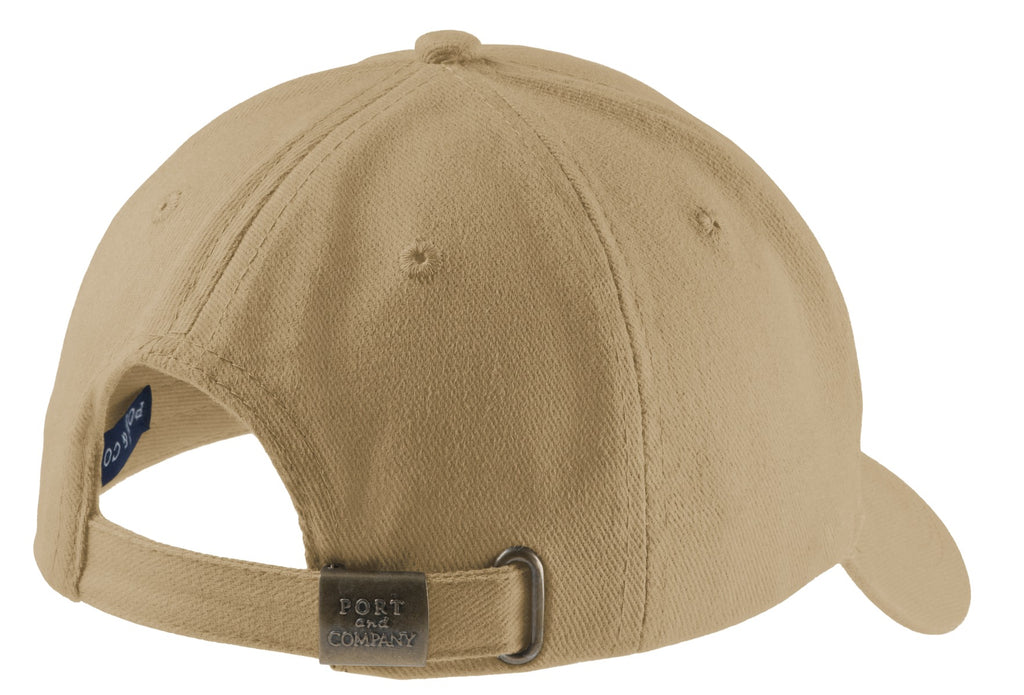 Port Authority Brushed Twill Cap. CP82 - Khaki - back