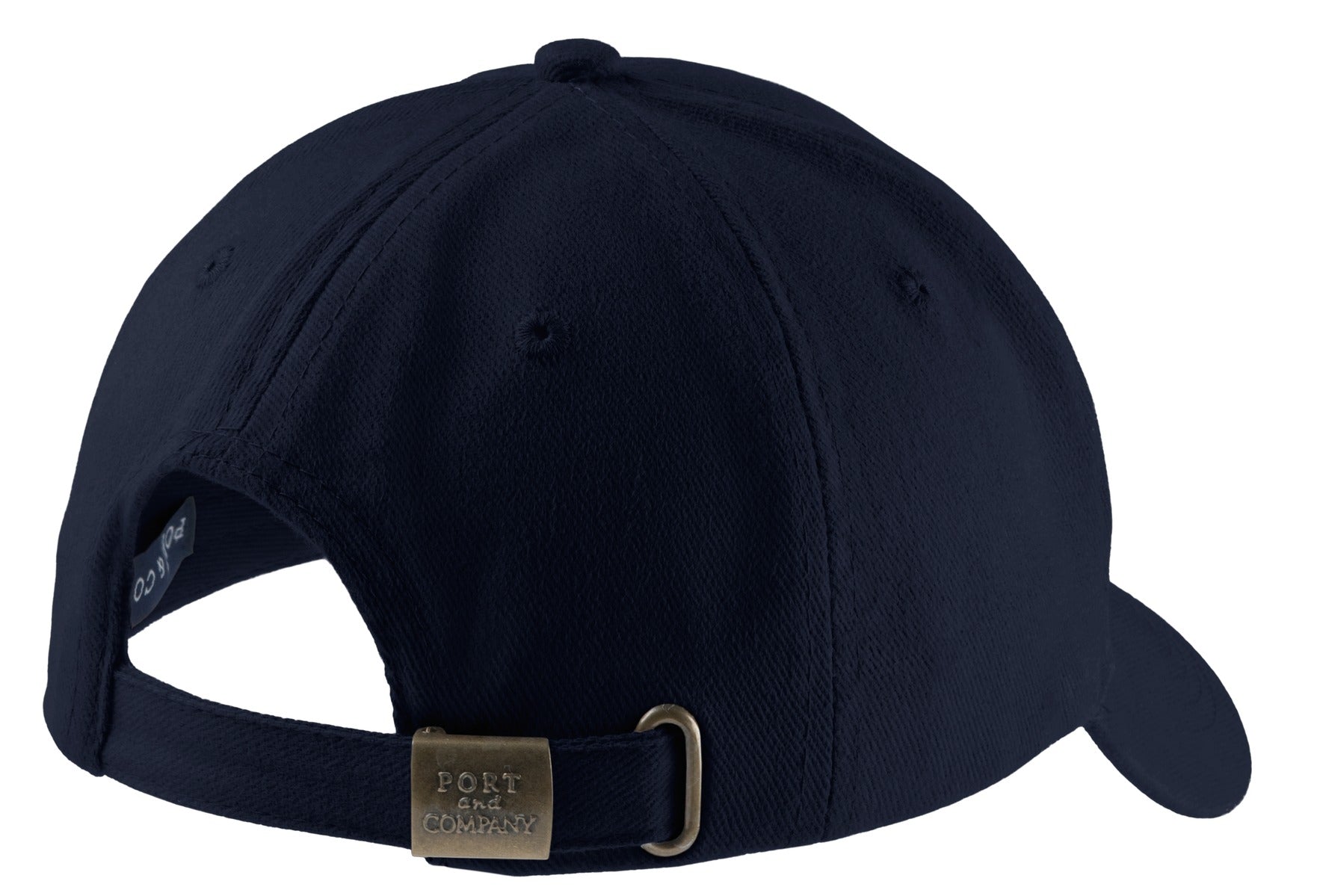 Port Authority Brushed Twill Cap. CP82 - Navy - back