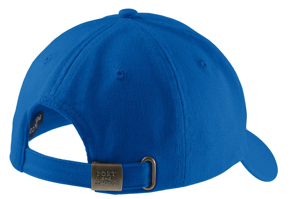 Port Authority Brushed Twill Cap. CP82 - Royal - back