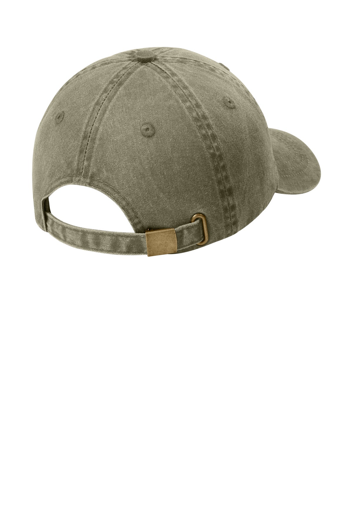 Port Authority Pigment-Dyed Cap. CP84 - Khaki - back