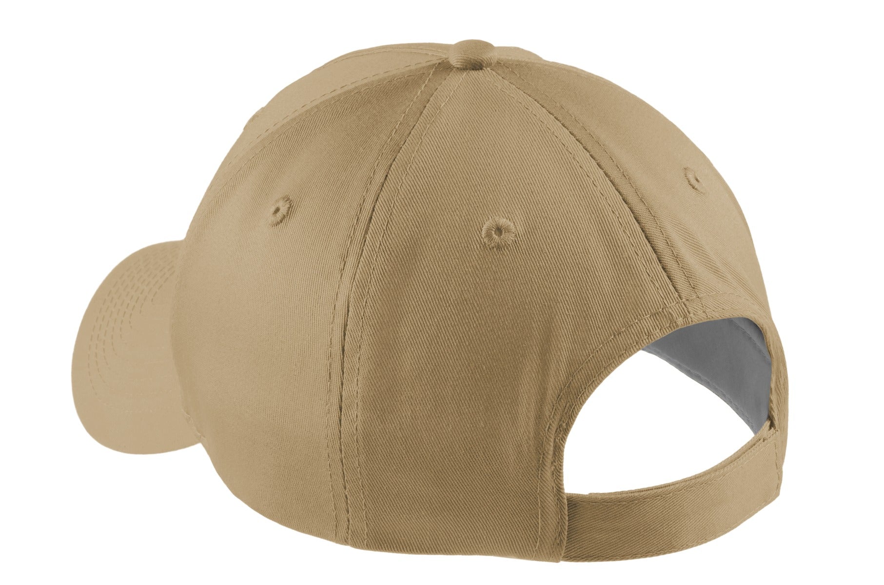 Port Authority Five-Panel Twill Cap. CP86 - Khaki - back