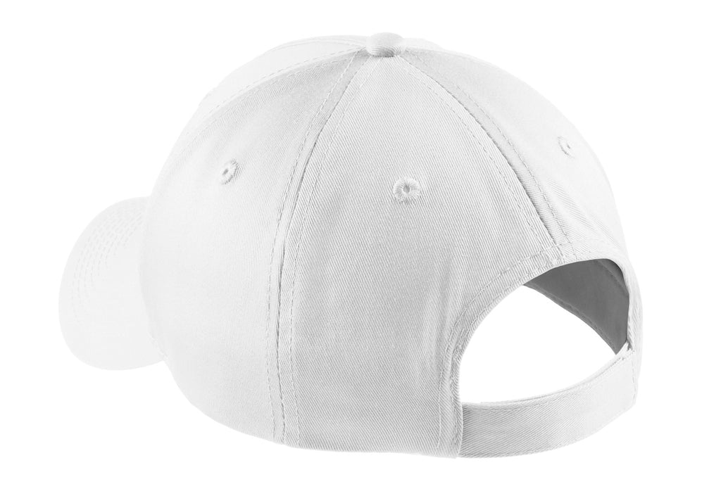 Port Authority Five-Panel Twill Cap. CP86 - White - back