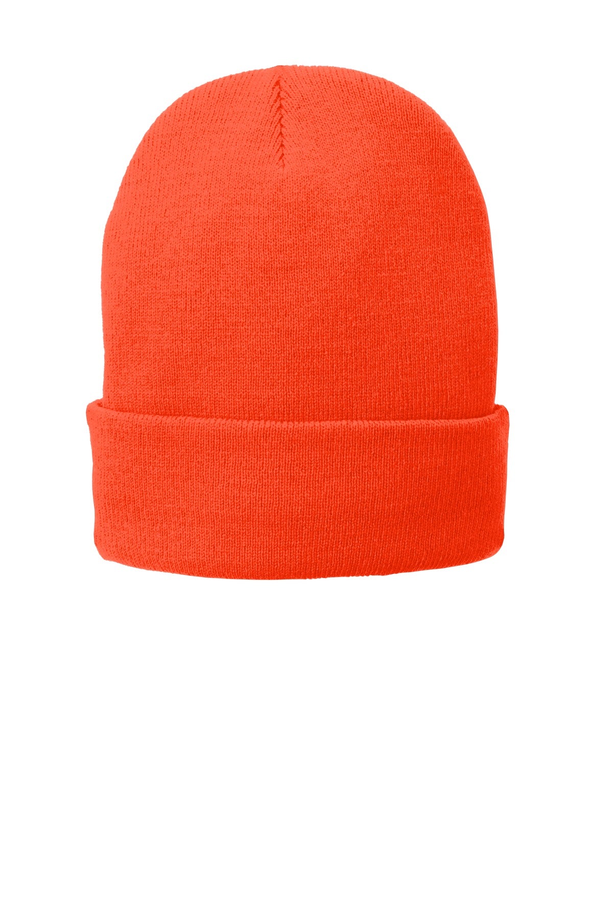 Port Authority Fleece-Lined Knit Cap. CP90L - Athletic Orange - front