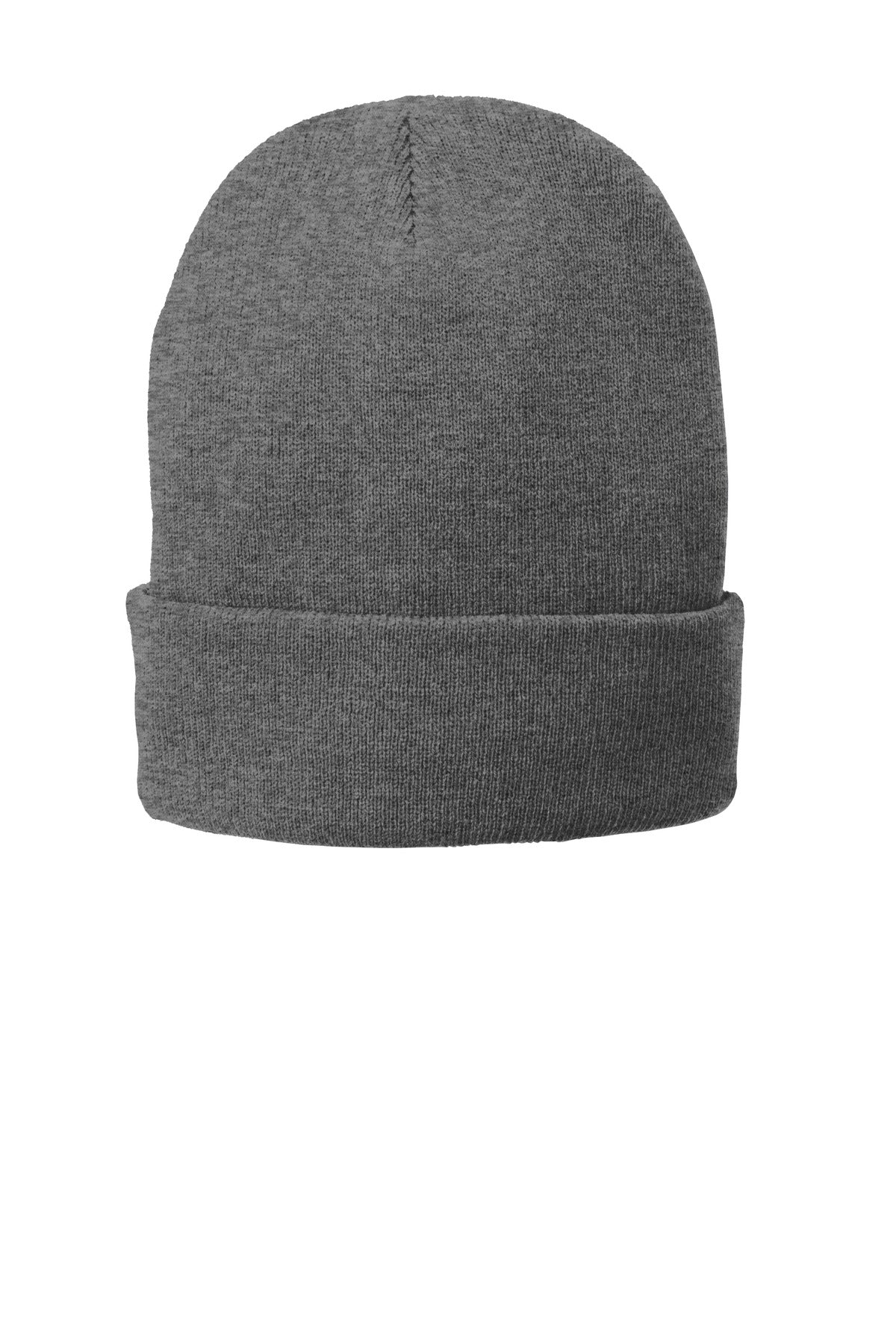 Port Authority Fleece-Lined Knit Cap. CP90L - Athletic Oxford - front