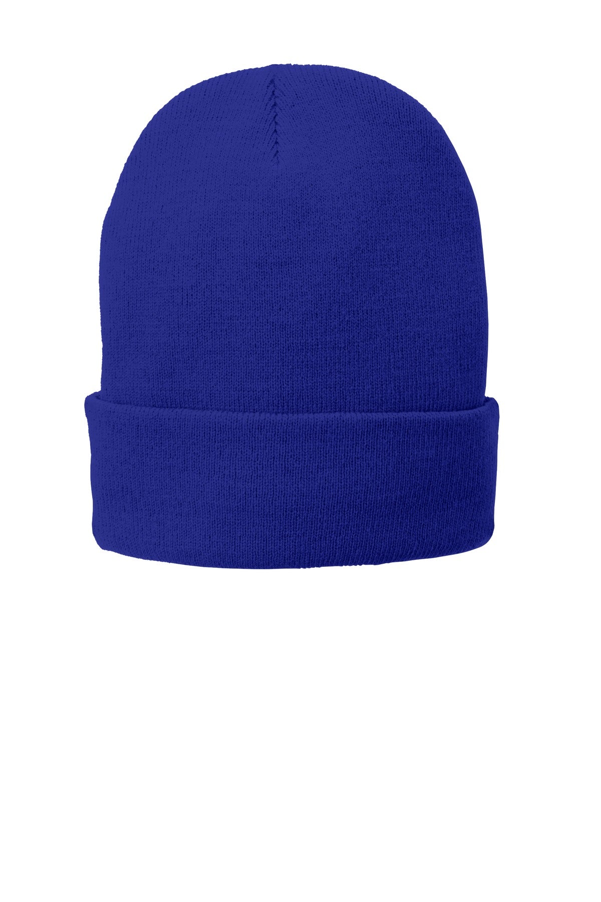 Port Authority Fleece-Lined Knit Cap. CP90L - Athletic Royal - front