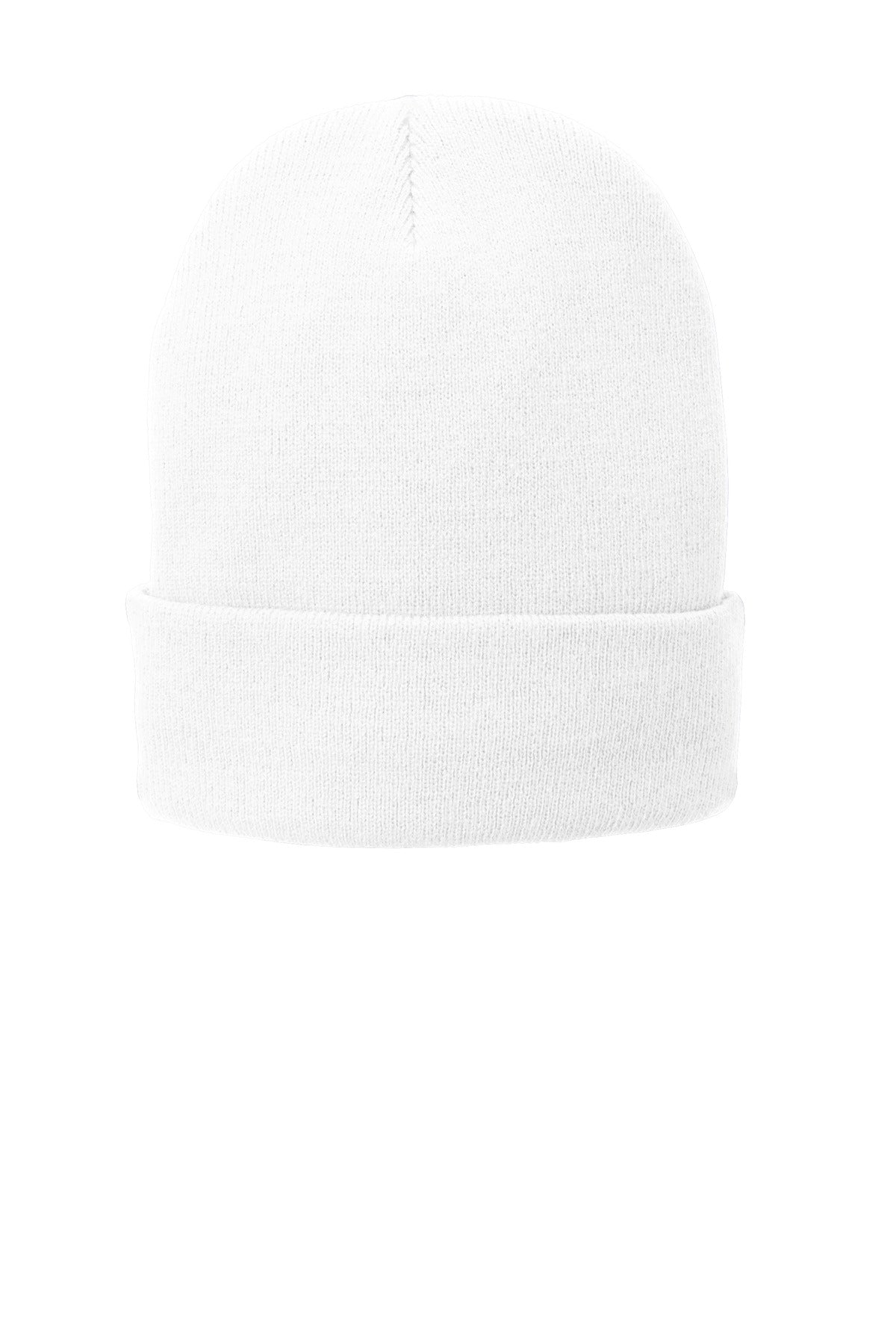Port Authority Fleece-Lined Knit Cap. CP90L - White - front