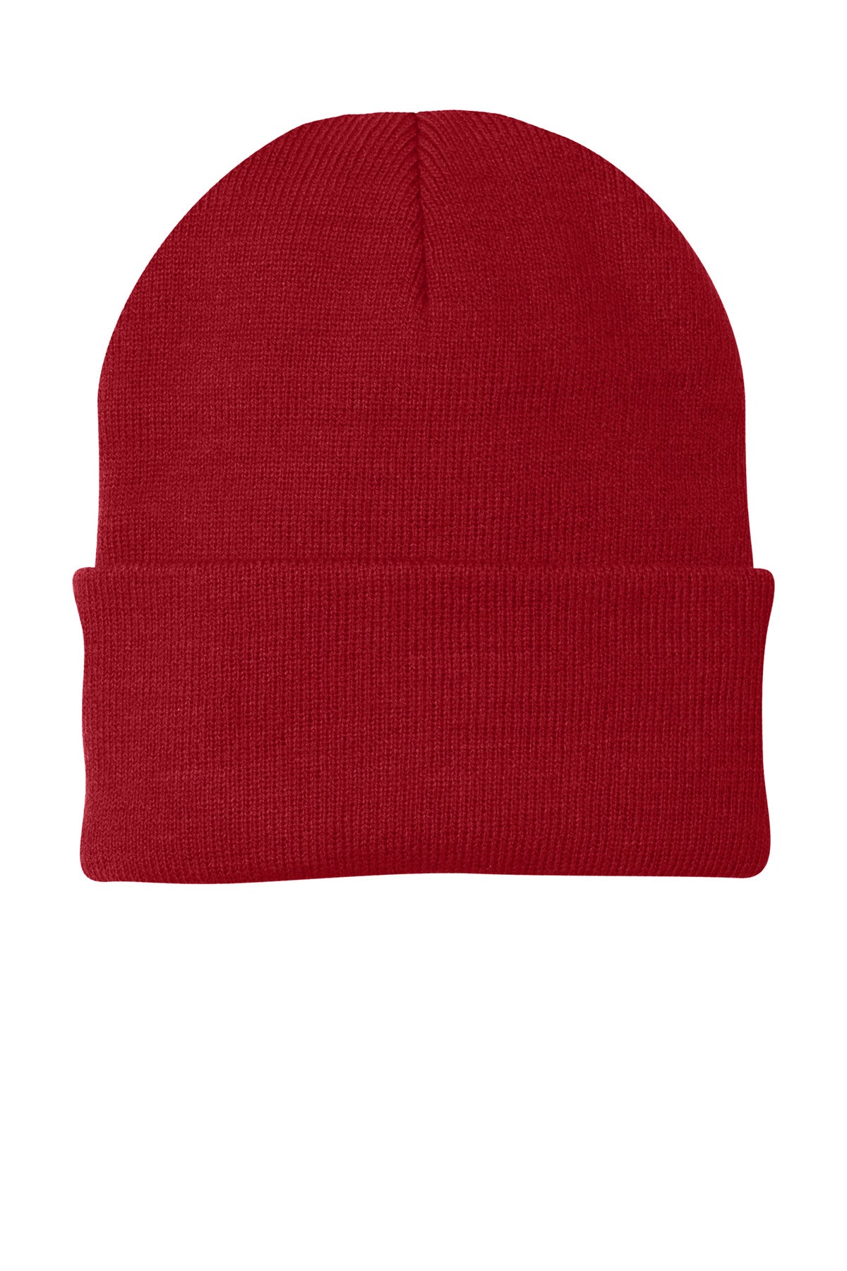 Port Authority Knit Cap. CP90 - Athletic Red - front